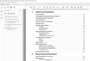 Landoll Bendi B330 AC Maintenance Manual F-560-0410  – PDF DOWNLOAD