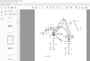 Pottinger Tractor Mower NOVA ALPIN 301 Spare parts list Manual – PDF DOWNLOAD