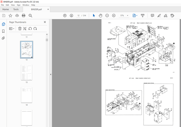 Kawasaki WHEEL LOADER 90ZIIV-2 Parts Manual PART No. 93313-00193 - PDF DOWNLOAD