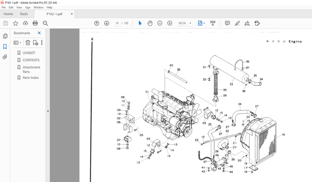 Hitachi UH06DT Construction &amp; Parts List Manual P162-1 – PDF DOWNLOAD