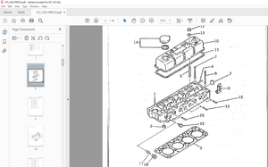 Komatsu H-20 Gasoline Engine (Z Series) Parts Manual - PDF DOWNLOAD