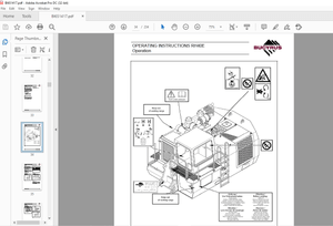 Cat Bucyrus RH 40E Hydraulic Excavator Operating Instructions Manual BI651417 – PDF DOWNLOAD