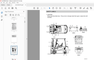 Hyundai Forklift 22/25/30B-9F Electric Trucks Operator’s Manual 2023 - PDF DOWNLOAD
