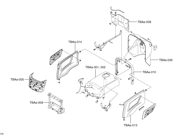 Kubota B1220 B1620 B1820 Tractor Flat rate Schedule Illustrated Master Parts Manual Instant - PDF