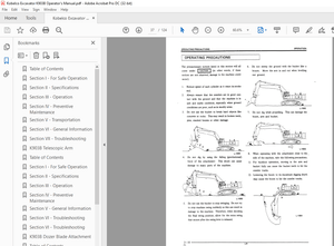 Kobelco K903B Excavator Operator’s Manual – PDF DOWNLOAD