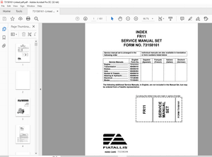 Fiatallis FR11 Wheel Loader 8065 Engine Service Manual - PDF DOWNLOAD