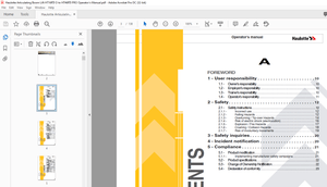 Haulotte Forklift HT16 RTJ O – HT16 RTJ PRO HT46 RTJ O – HT46 RTJ PRO –Operator’s Manual