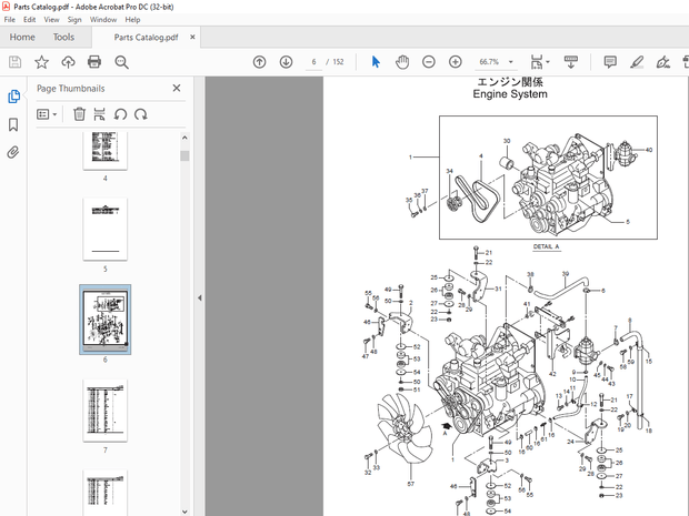 Sakai SV412D SV412T SV412TF SV412TB SV412FB Parts Manual - PDF