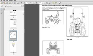 New Holland Tractor Boomer 20, Boomer 25 Service Manual