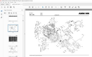 Ammann AV 130 X Tandem Roller Operating Manual SN 4022001 PDF