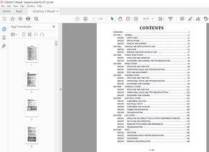Hyundai Forklift 25/30/35DE-7U Service Manual 2023 – PDF DOWNLOAD