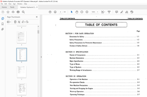 Kobelco K975 Hydraulic Excavator Operator’s Manual – PDF DOWNLOAD