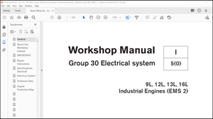 Volvo Penta 9L, 12L, 13L, 16L EM2 Group 30 Electrical System Woskshop Manual _369524122 – PDF 