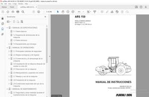 AMMANN ARS 150 MANUAL DE INSTRUCCIONES 3002907 PDF