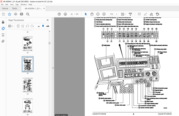 Tadano AR-400M All Terrain Crane Operation Manual – PDF DOWNLOAD
