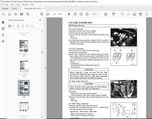 Kawasaki VULCAN 1600 CLASSIC VN1600 CLASSIC Motorcycle Service Manual - PDF DOWNLOAD 