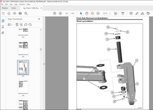 Ag Chem 1386 RoGator Chassis Service Manual_79033844A – PDF DOWNLOAD