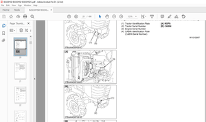 Kubota Tractor B2630HSD B3030HSD B3030HSDC Workshop Manual – PDF DOWNLOAD