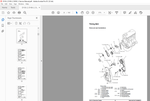 Daewoo Doosan Forklift D15S-2 to G20SC-2 Service Manual SB4048E00 - PDF DOWNLOAD