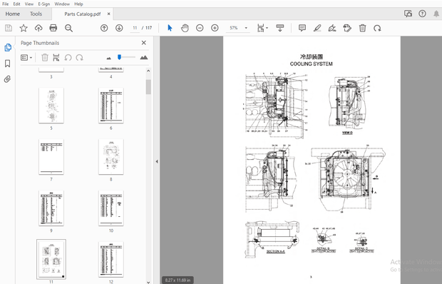 Sakai Vibrating Roller SW850-II SW850ND-II Parts Manual PDF