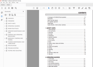 Hyundai 50/70-9B Diesel Forklift Truck Operator’s Manual 2023  – PDF DOWNLOAD