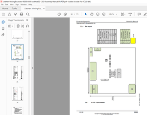 Liebherr R 9200 Backhoe attachment Hydraulic Excavator Assembly Manual – PDF DOWNLOAD