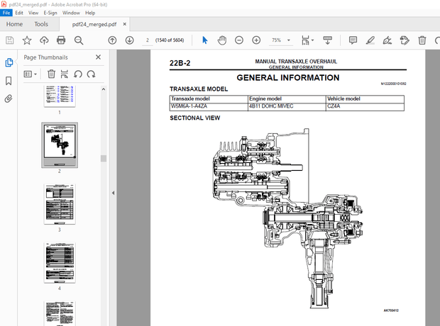 Mitsubishi 2010 Lancer Evolution X Service Manual (Vol 1 &amp; 2 &amp; 3) – PDF DOWNLOAD