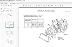 Kawasaki 90Z1V-2 WHEEL LOADER PARTS CATALOG Manual PT-AAAP09119-0  - PDF DOWNLOAD