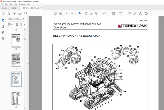 Cat 6060, 6060FS Hydraulic Shovel Operation and Maintenance Manual BI017744 – PDF DOWNLOAD