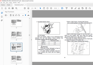 UTILEV 4t-7t Internal Combustion Counterbalanced Forklift Trucks Operation Manual PDF