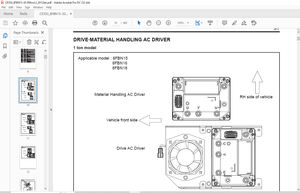 Toyota Forklift 8FBN15-30 50-8FBN15 50-8FBN18 50-8FBN20 Repair Manual Vol 2 - PDF DOWNLOAD