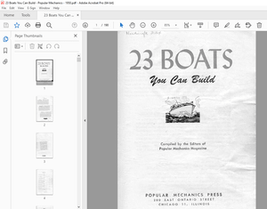 23 Boats You Can Build Popular Mechanics Magazine 1950 - PDF DOWNLOAD
