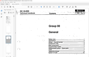 Kalmar LMV Forklift DC 18-25N Technical Handbook Manual – PDF DOWNLOAD