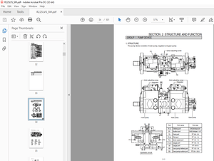 Hyundai R225LVS Crawler Excavator Service Manual 2023 PDF
