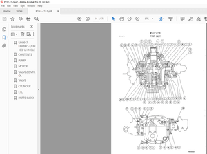 Hitachi Hydraulic Excavator UH09-7 UH09LC-7 UH103 UH103LC  Parts List Manual(P152-E1-2) – PDF 