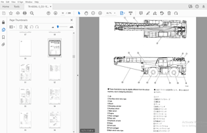 Tadano TR-600EXL-3 Rough Base Crane OPERATING &amp; MAINTENANCE MANUAL – PDF
