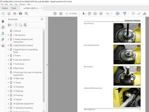 Ammann ARX 23-2 ARX 26-2 Tandem Roller Workshop Manual - PDF