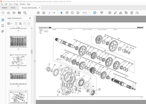 Ducati DESMOSEDICI RR Engine 2008 Parts Manual PN 91512611A - PDF DOWNLOAD 