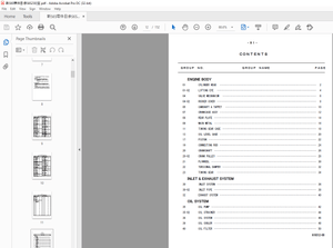 Heli MITSUBISHI S6S DIESEL ENGINE FORKLIFT TRUCK Parts Manual