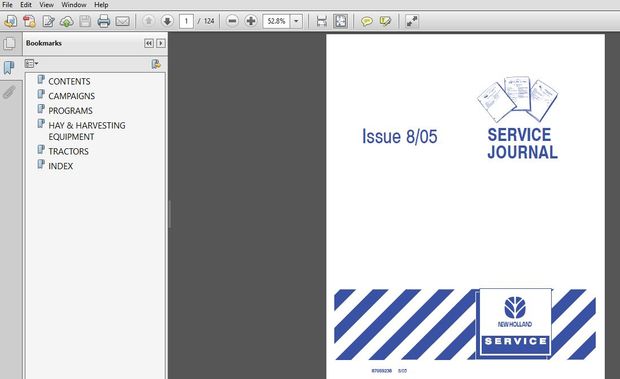 New Holland Issue 8,05 AG Service Journal (87059238) – New Holland Issue 8,05 AG – PDF Download