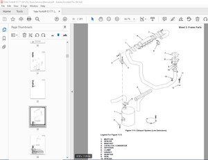 Yale Forklift E177 (GP ZG) Truck Service Manual – PDF DOWNLOAD