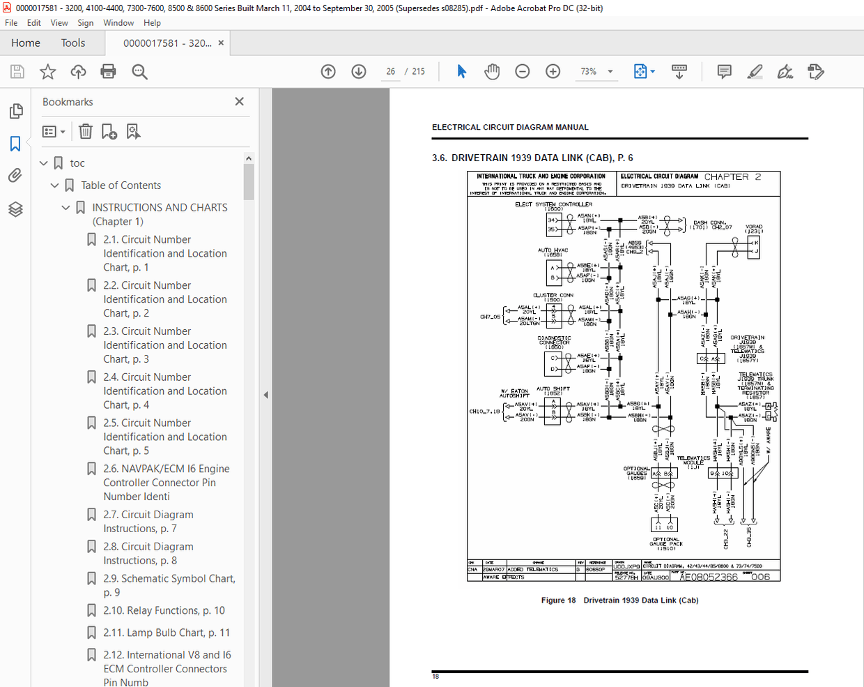 Navistar Power Distribution Module Navistar 3200 4100 4200 4300 4400 7300 7500 7400 7600 8500 8600 ...