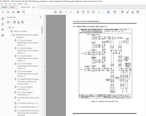 Navistar 3200 4100 4200 4300 4400 7300 7500 7400 7600 8500 8600 Electrical Circuit Diagrams Manual 