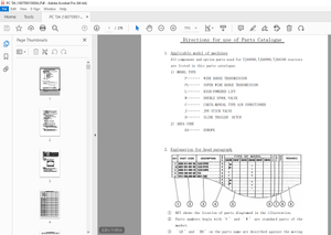 Iseki TJA8080 TJA8090 TJA8100 Tractor Parts Manual - PDF DOWNLOAD