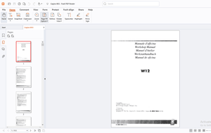 Cagiva W12 Workshop Manual - PDF DOWNLOAD