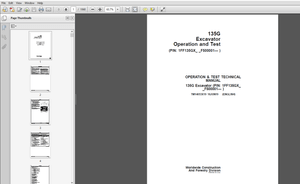 John Deere 135G Excavator Operation &amp; Tests Technical Manual PDF DOWNLOAD