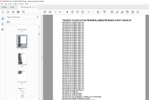 Tadano Crane TM-Z500 31042010270A FRAME/SL,REMOTE-RADIO CONT,HOOK-IN Parts Manual - PDF DOWNLOAD