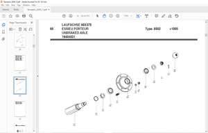 Pottinger Tractor TERRASEM 3000 T Spare Parts Manual – PDF DOWNLOAD