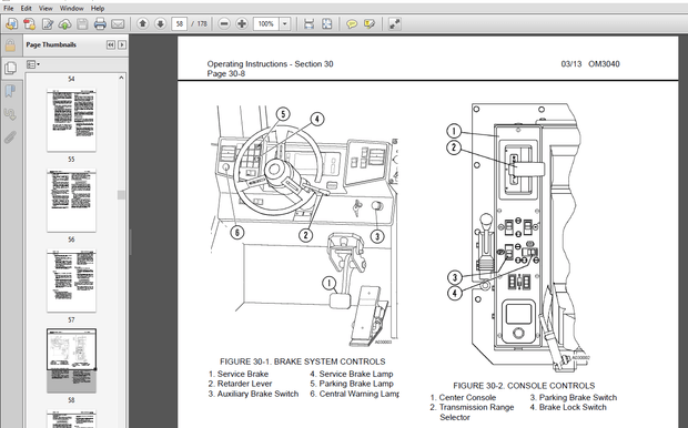 Komatsu HD1500-5 Dump Truck Operation &amp; Maintenance Manual SERIAL NUMBERS A30049-A30069  PDF 