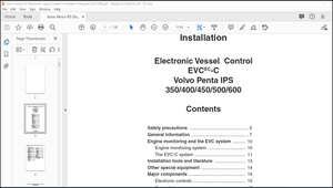 Volvo Penta IPS Electronic vessel Control Installation Manual_93201386 – PDF DOWNLOAD